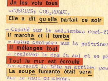 Muscles, pectoraux, triceps… Il marcha et il tomba ! Un collage texte/image de Jean-François Magre pour Magazine Aléatoire.
