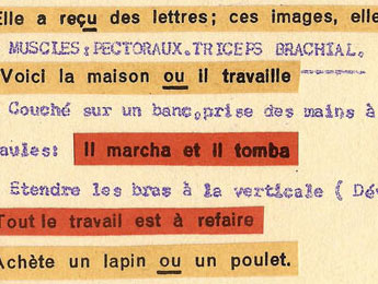 Muscles, pectoraux, triceps… Il marcha et il tomba ! Un collage texte/image de Jean-François Magre pour Magazine Aléatoire.