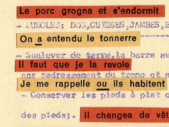 Muscles, pectoraux, triceps… Il marcha et il tomba ! Un collage texte/image de Jean-François Magre pour Magazine Aléatoire.